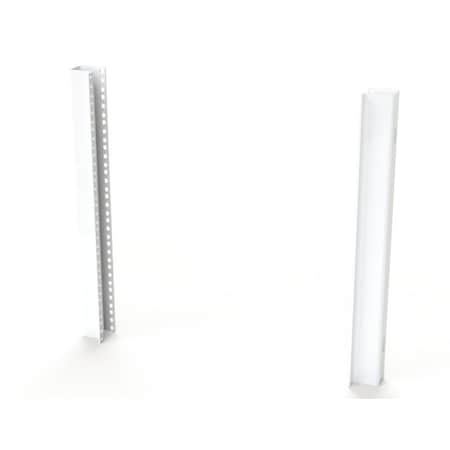 Saginaw Control & Engineering Rack, 19-1/4 in. H x 1.91 in. W x 2.44 in. L, Steel SCE-60RA19WS